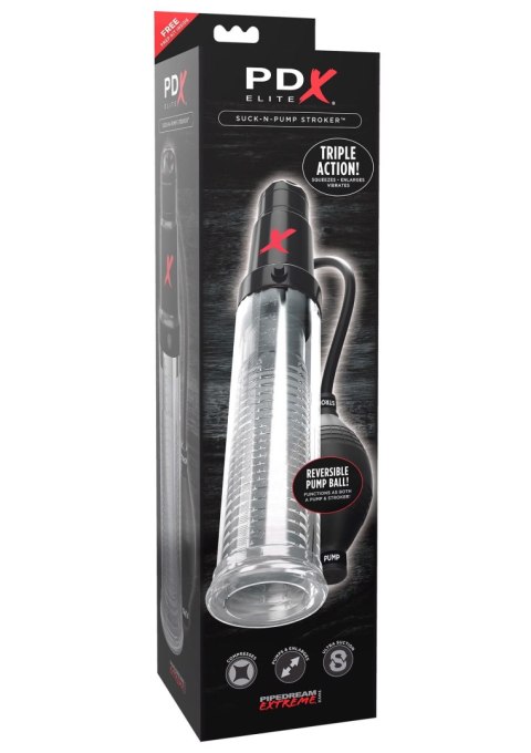 Suck-N-Pump Stoker Transparent Pipedream Suck-N-Pump Stoker Transparent Pipedream