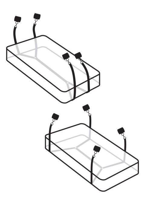 Wraparound Mattress Restraints Black Pipedream Wraparound Mattress Restraints Black Pipedream