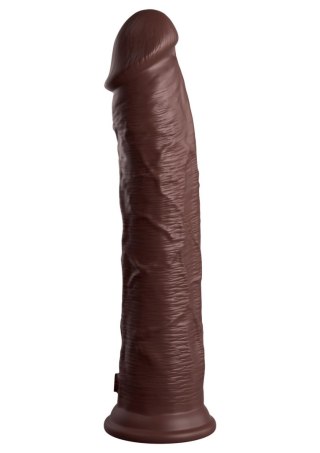 11 Inch 2Density Silicone Cock Brown skin tone Pipedream