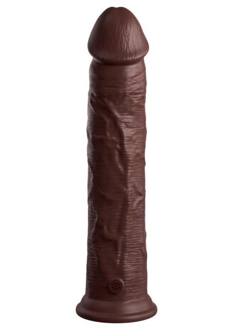 11 Inch 2Density Silicone Cock Brown skin tone Pipedream
