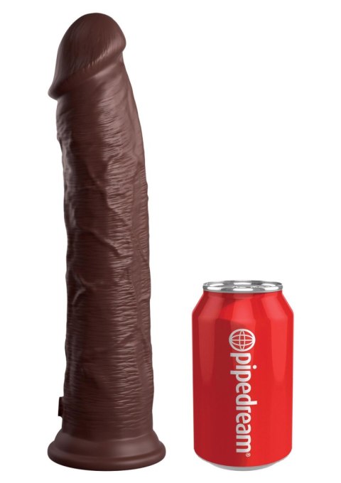 11 Inch 2Density Silicone Cock Brown skin tone Pipedream