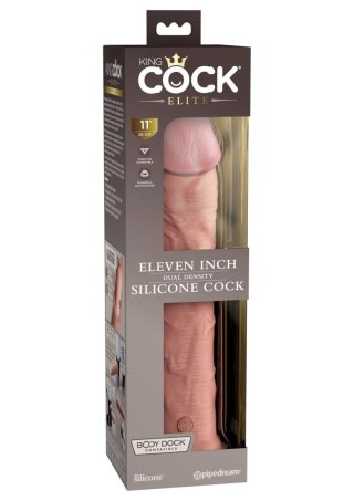 11 Inch 2Density Silicone Cock Light skin tone Pipedream