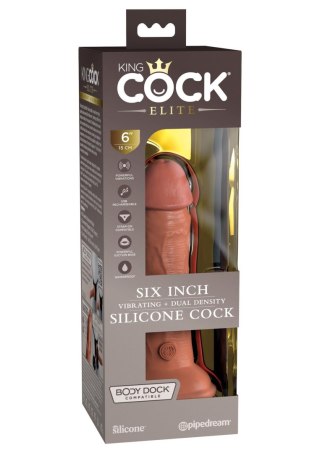 6 Inch 2Density Vibe Cock Caramel skin tone Pipedream