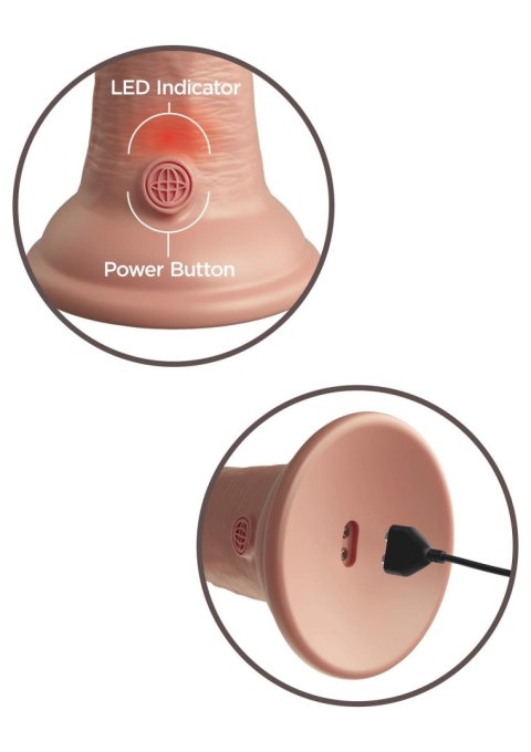 6 Inch 2Density Vibe Cock Light skin tone Pipedream