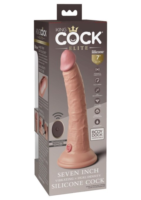 7 Inch 2Density Vibe Cock Light skin tone Pipedream
