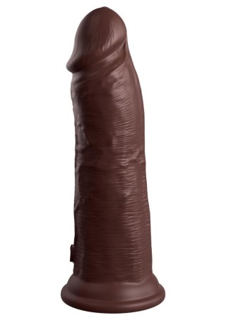 8 Inch 2Density Silicone Cock Brown skin tone Pipedream