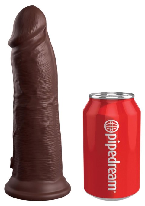 8 Inch 2Density Silicone Cock Brown skin tone Pipedream
