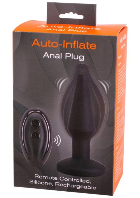 Auto Inflate Anal Plug Black Seven Creations Auto Inflate Anal Plug Black Seven Creations