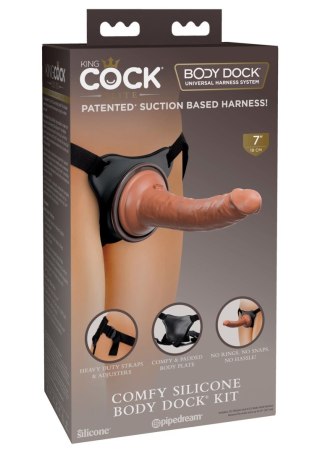 Comfy Silic. Body Dock Kit Black Pipedream
