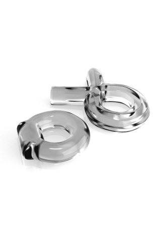 Couples Cock Ring Set Transparent Pipedream