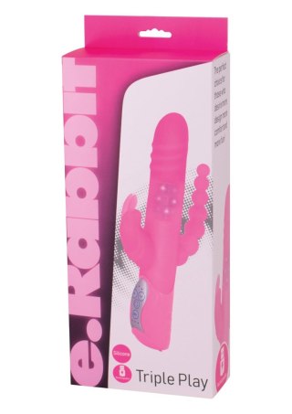 E Rabbit Triple Play Pink Seven Creations