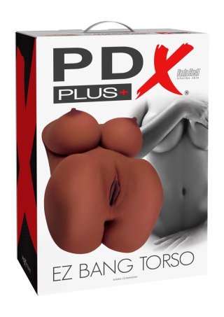 EZ Bang Torso Brown skin tone Pipedream