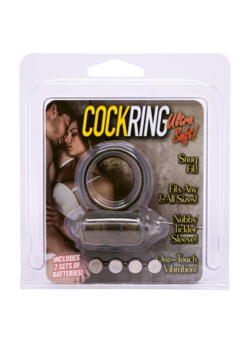 Mini Vibrating Cockring Black Seven Creations Mini Vibrating Cockring Black Seven Creations