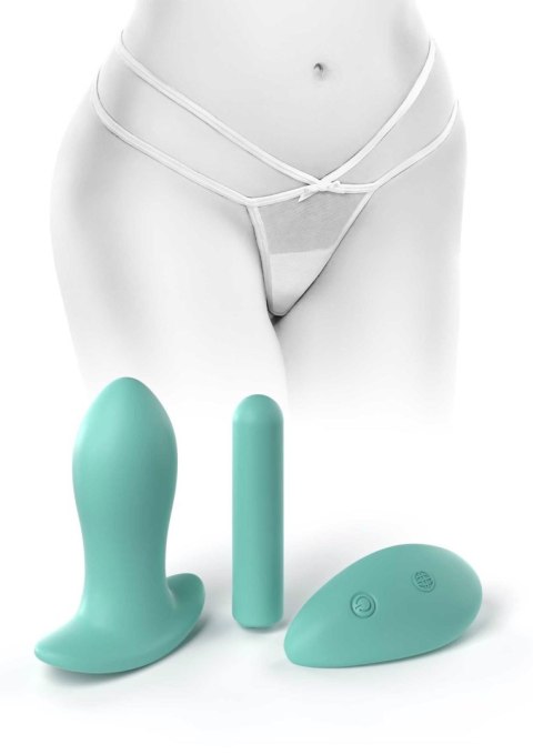 Remote Bow-Tie G-String OS White Pipedream