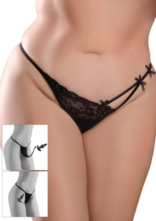 Remote Bowtie Bikini +Size Black Pipedream