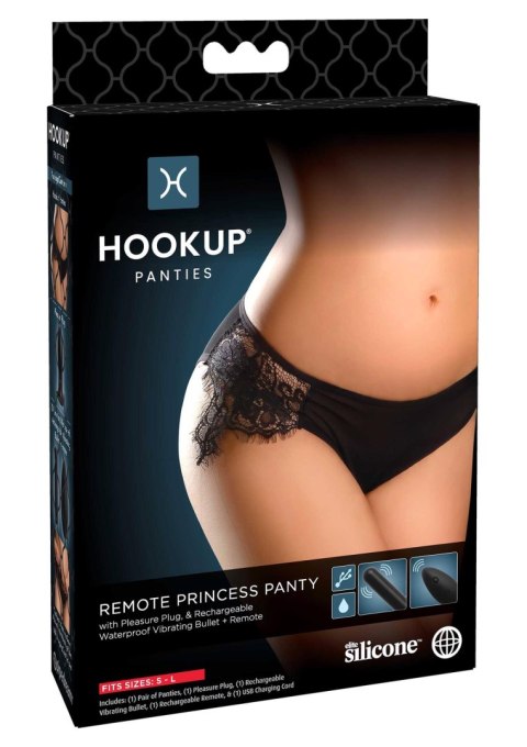 Remote Princess Panty OS Black Pipedream