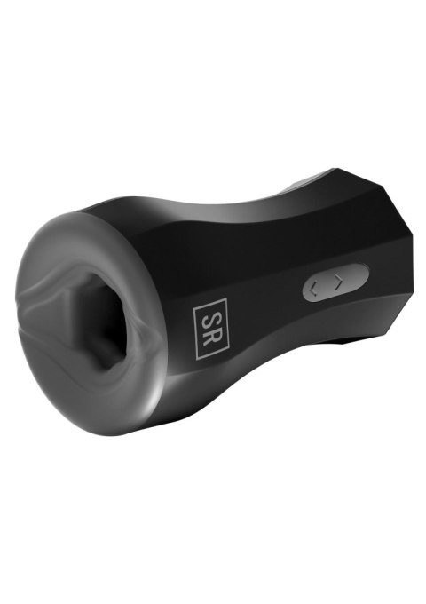 Silicone Twin Turbo Stroker Black Pipedream Silicone Twin Turbo Stroker Black Pipedream