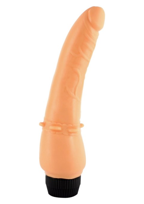 Vinyl P-Shape Vibrator No.3 Light skin tone Seven Creations Vinyl P-Shape Vibrator No.3 Light skin tone Seven Creations