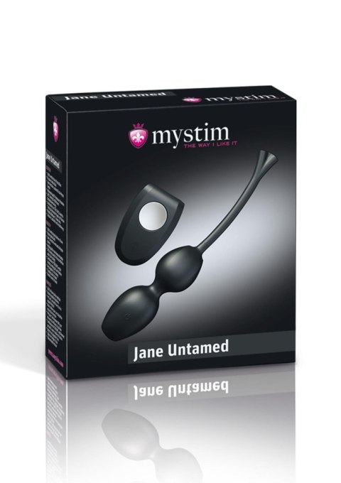 Jane Untamed Geisha Ball Vibe Black MyStim Jane Untamed Geisha Ball Vibe Black MyStim