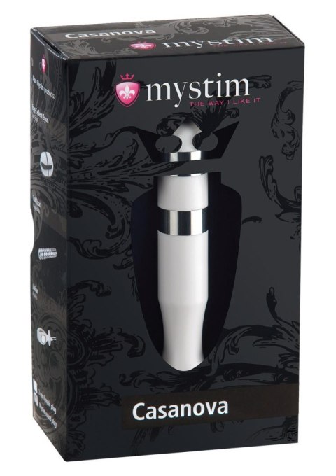 Mystim Casanova Unisex Dildo White MyStim Mystim Casanova Unisex Dildo White MyStim