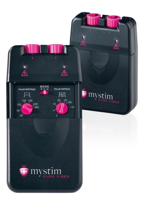 Mystim Tens Unit 3F Pure Vibes Black MyStim Mystim Tens Unit 3F Pure Vibes Black MyStim