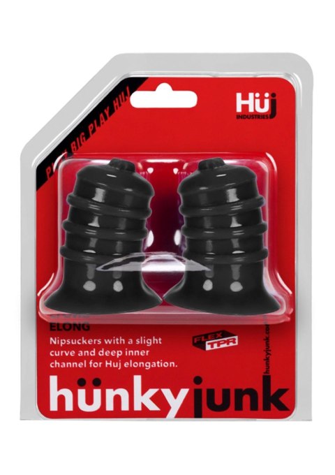 Elong Nipple Suckers Black Hunkyjunk Elong Nipple Suckers Black Hunkyjunk