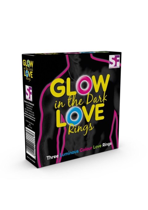 Glow In The Dark Love Rings Multicolor Spencer & Fleetwood Glow In The Dark Love Rings Multicolor Spencer & Fleetwood