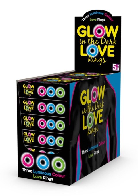 Glow In The Dark Love Rings Multicolor Spencer & Fleetwood Glow In The Dark Love Rings Multicolor Spencer & Fleetwood