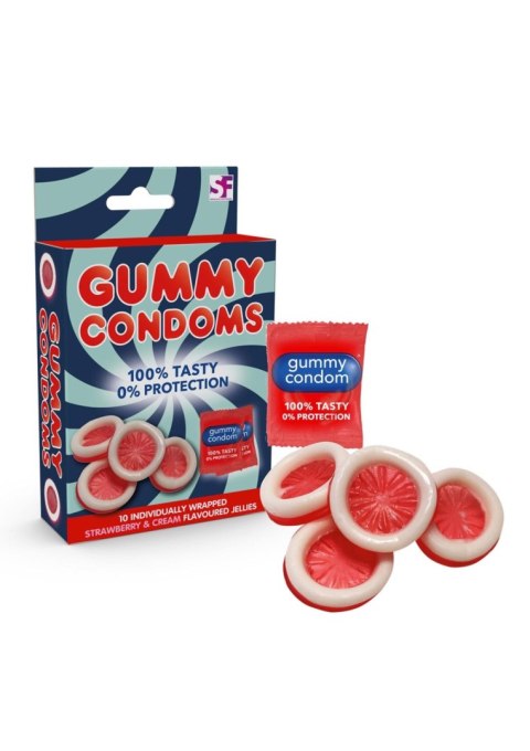 Gummy Condoms Candy White Spencer & Fleetwood Gummy Condoms Candy White Spencer & Fleetwood
