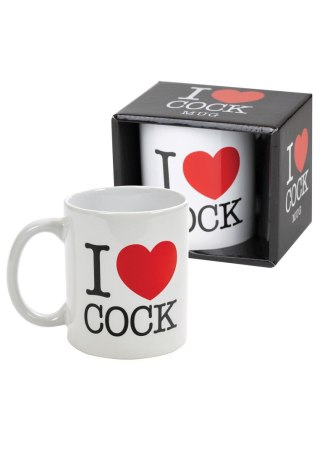 I Love Cock Mug Black Spencer & Fleetwood