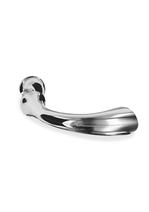 Ribbed Pleasure Steel Wand Silver PLAYHOUSE