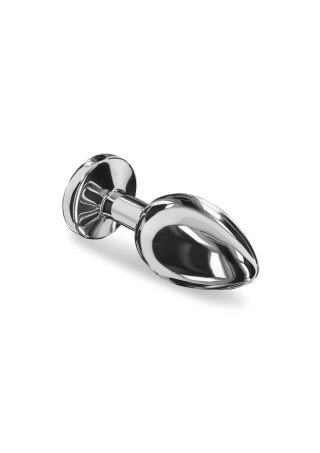 Weighted Steel Butt Plug - M Silver PLAYHOUSE