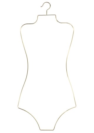 Bodyform Lingerie Hanger 10pcs Gold Daring Intimates