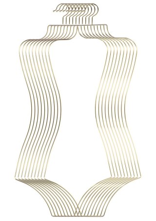Bodyform Lingerie Hanger 10pcs Gold Daring Intimates