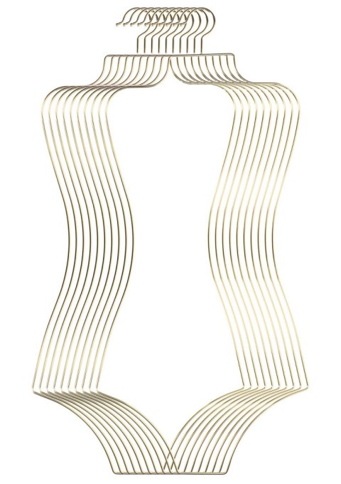 Bodyform Lingerie Hanger 10pcs Gold Daring Intimates Bodyform Lingerie Hanger 10pcs Gold Daring Intimates