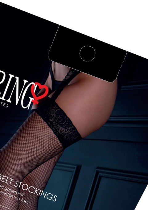 Fishnet Garterbelt Stockings Black Daring Intimates