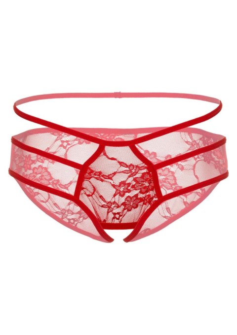 Jade crotchless bikini panty Red Daring Intimates