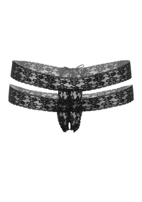 Lucy crotchless thong panty Black Daring Intimates Lucy crotchless thong panty Black Daring Intimates
