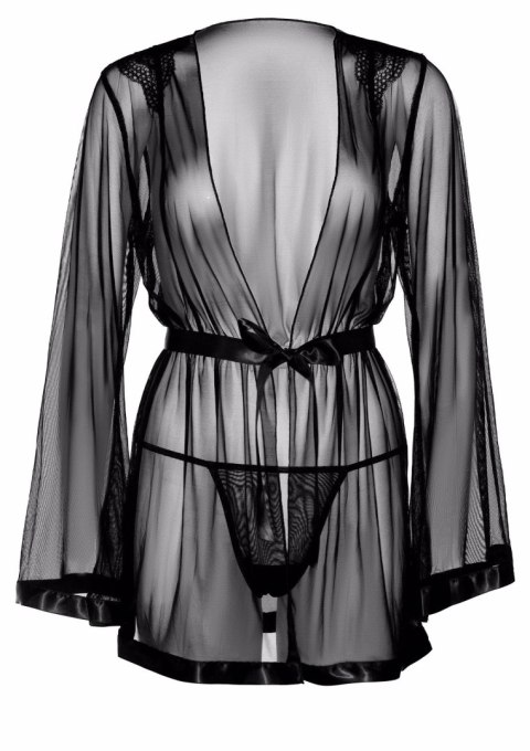 Sheer Kimono and String Black Daring Intimates