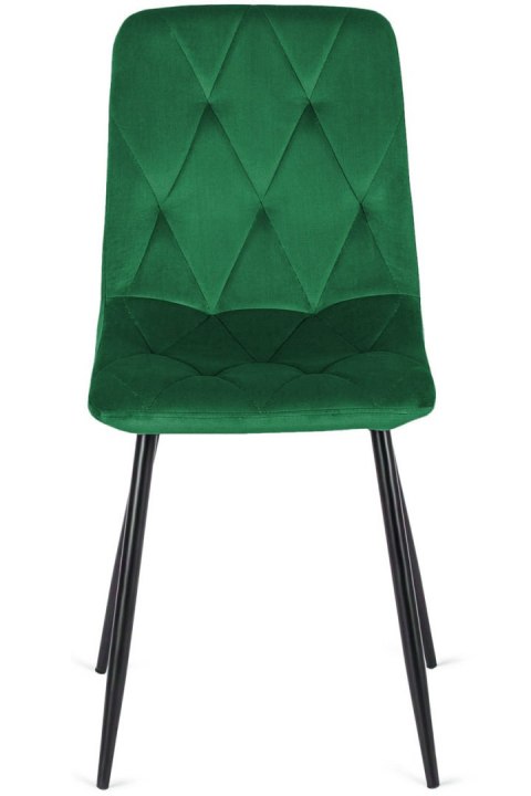 Krzesło tapicerowane BORGO VELVET GREEN Lugano