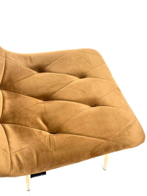 Krzesło tapicerowane BORGO VELVET TRUFLE SILVER Lugano