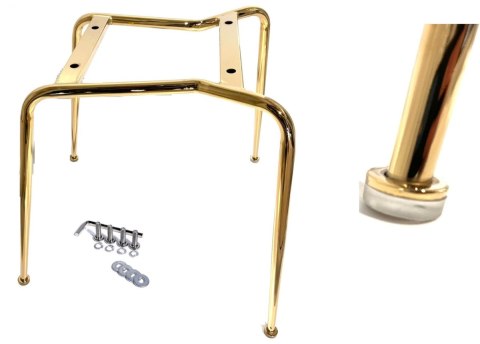 Krzesło tapicerowane CAMILA TRUFLE VELVET GOLD Lugano