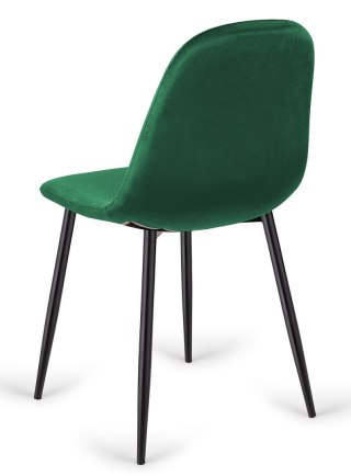 Krzesło tapicerowane GIULIA VELVET GREEN Lugano
