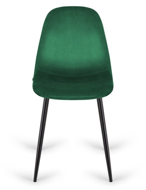 Krzesło tapicerowane GIULIA VELVET GREEN Lugano