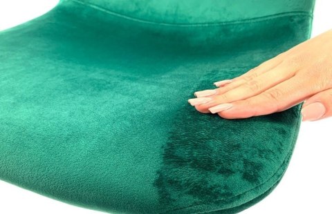 Krzesło tapicerowane GIULIA VELVET GREEN Lugano