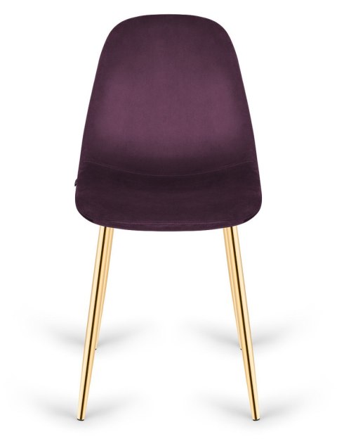 Krzesło tapicerowane GIULIA VELVET NIGHT GOLD Lugano
