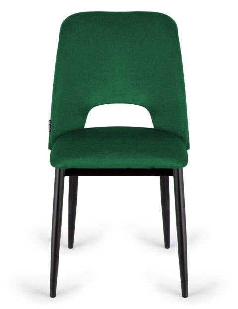 Krzesło tapicerowane GOTI GREEN VELVET Lugano