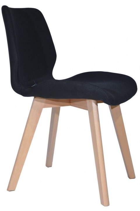 Krzesło tapicerowane SOPHIA FABRIC BLACK Lugano