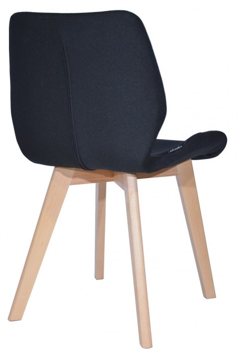 Krzesło tapicerowane SOPHIA FABRIC BLACK Lugano