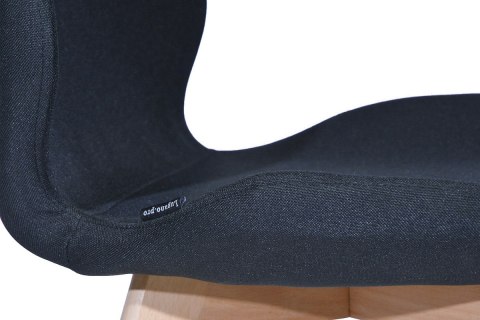 Krzesło tapicerowane SOPHIA FABRIC BLACK Lugano